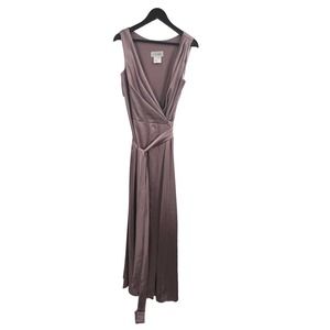 Jenny Packham JP1026 Stretch Wrap‎ Dress French Truffle 18 New